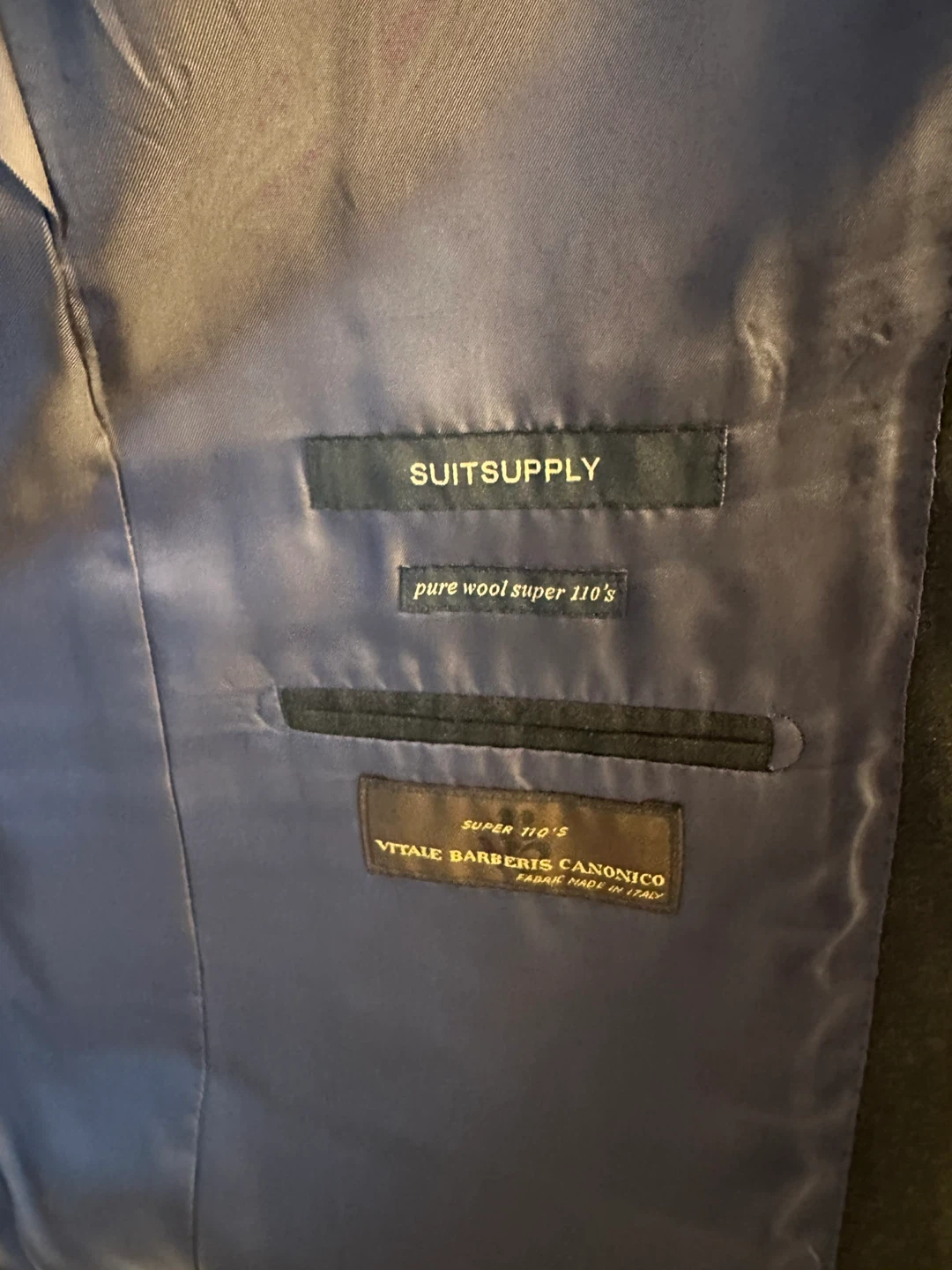 Suitsupply Dark Grey Suit Size 42 - photo 5