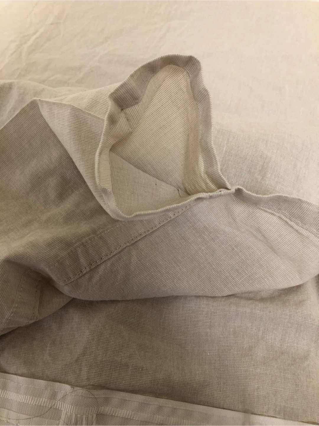 Beige Linen Window Curtains 🥕 - photo 3