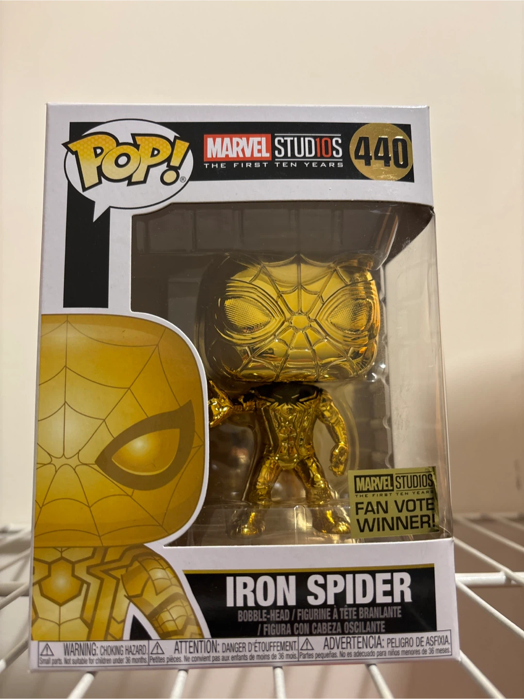 Funko Pop Marvel Gold Chrome Black Panther Thanos Iron Spider - photo 2