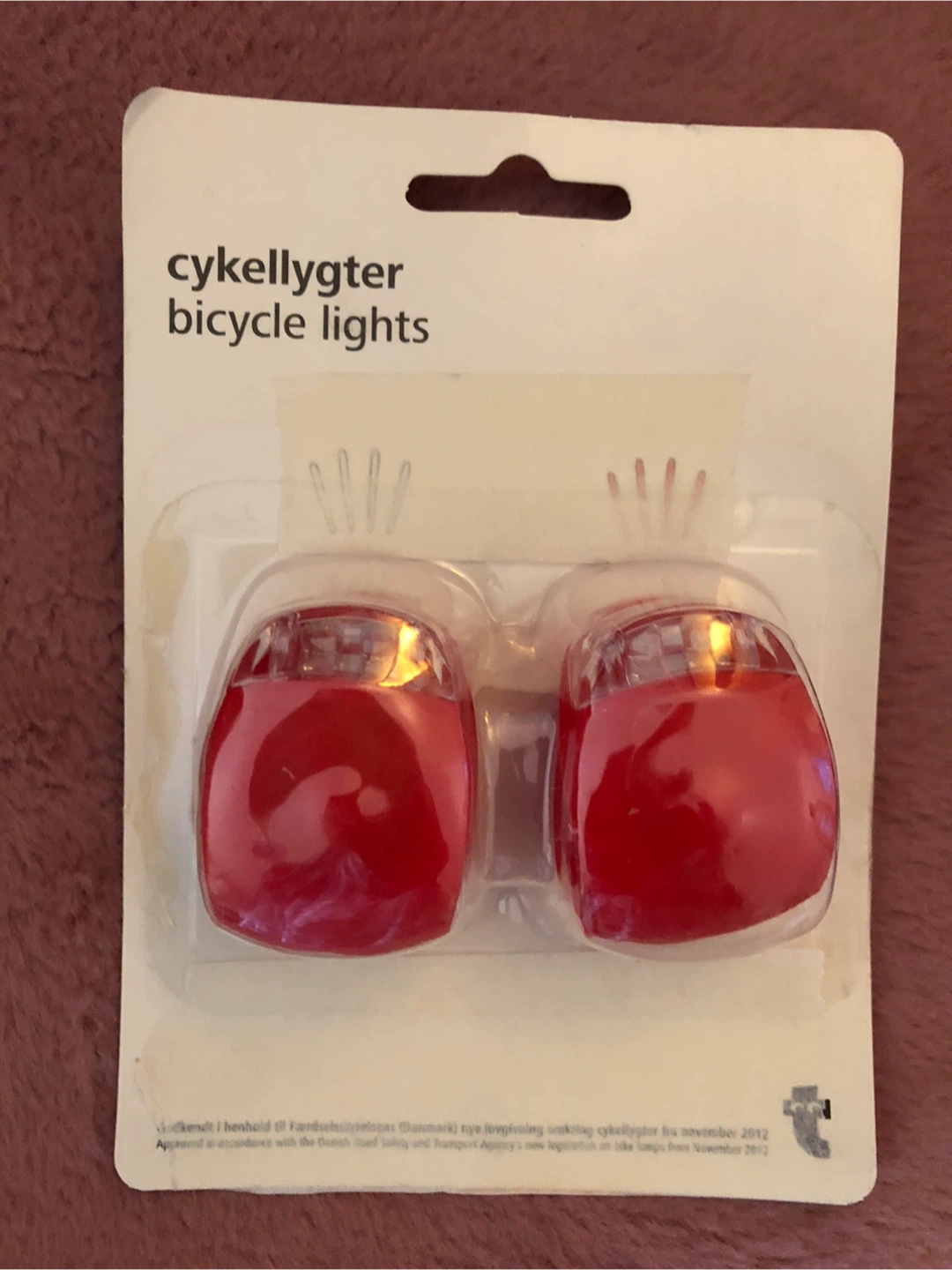 Cykelllygter Bicycle Lights - New in Package 🥕