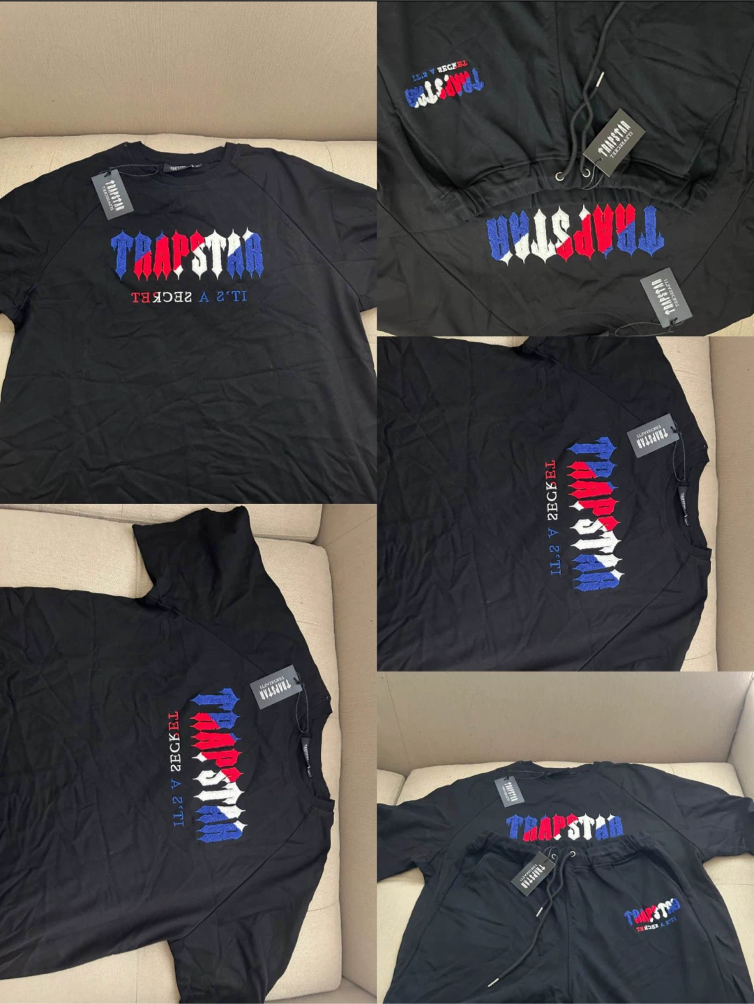 Trapstar Black T-Shirt & Shorts Set