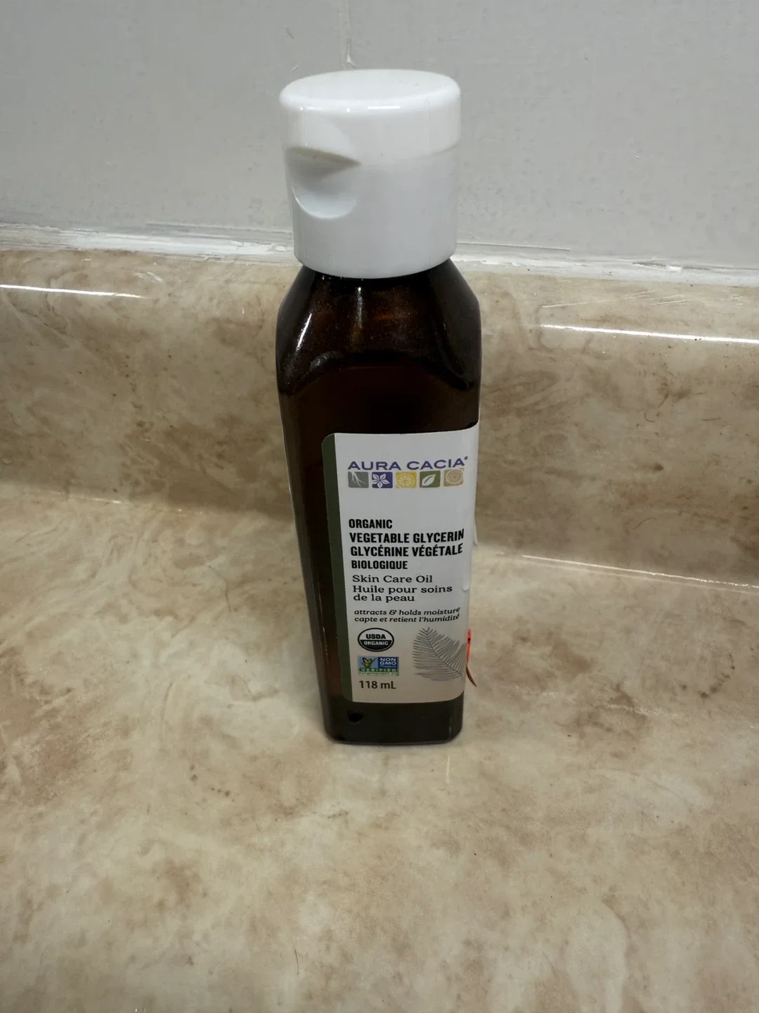 Aura Cacia Organic Vegetable Glycerin Skin Care Oil thumbnail