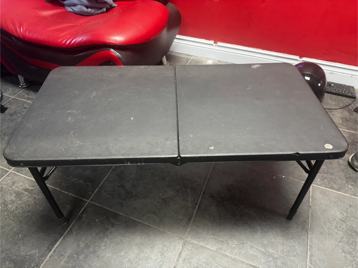 Folding Table - Black