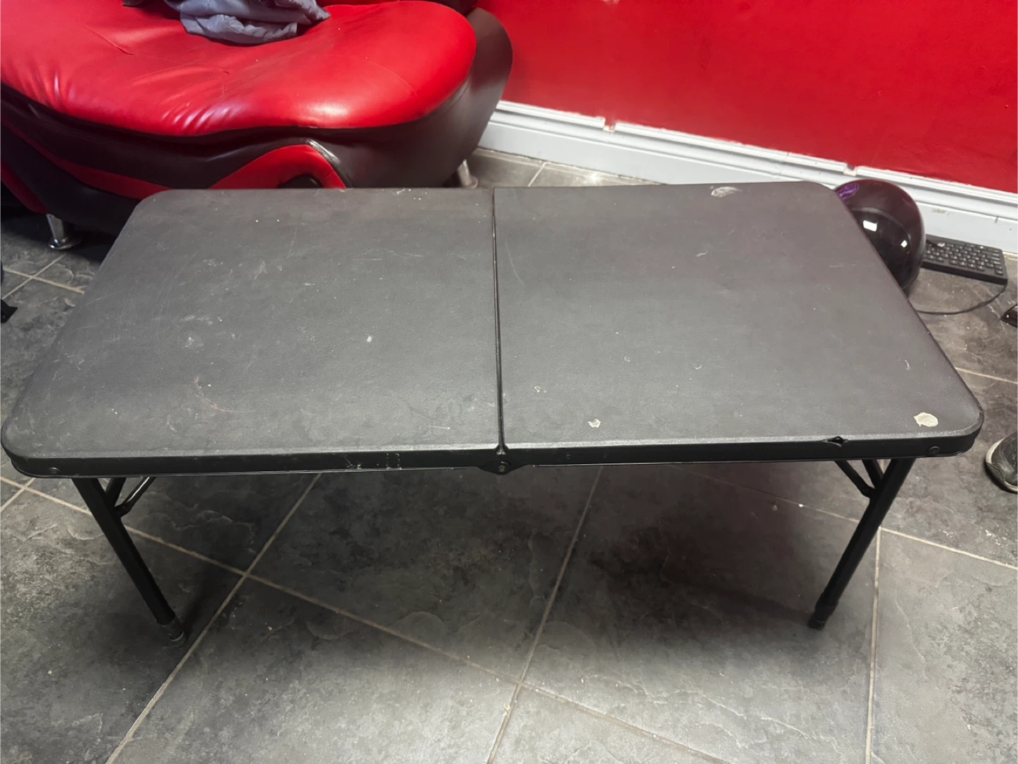 Folding Table - Black - photo 2
