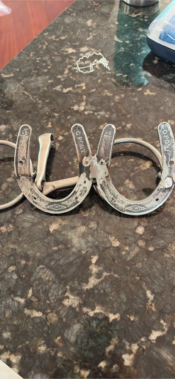 Toilet role Holder made from Horseshoe Bit Rack
