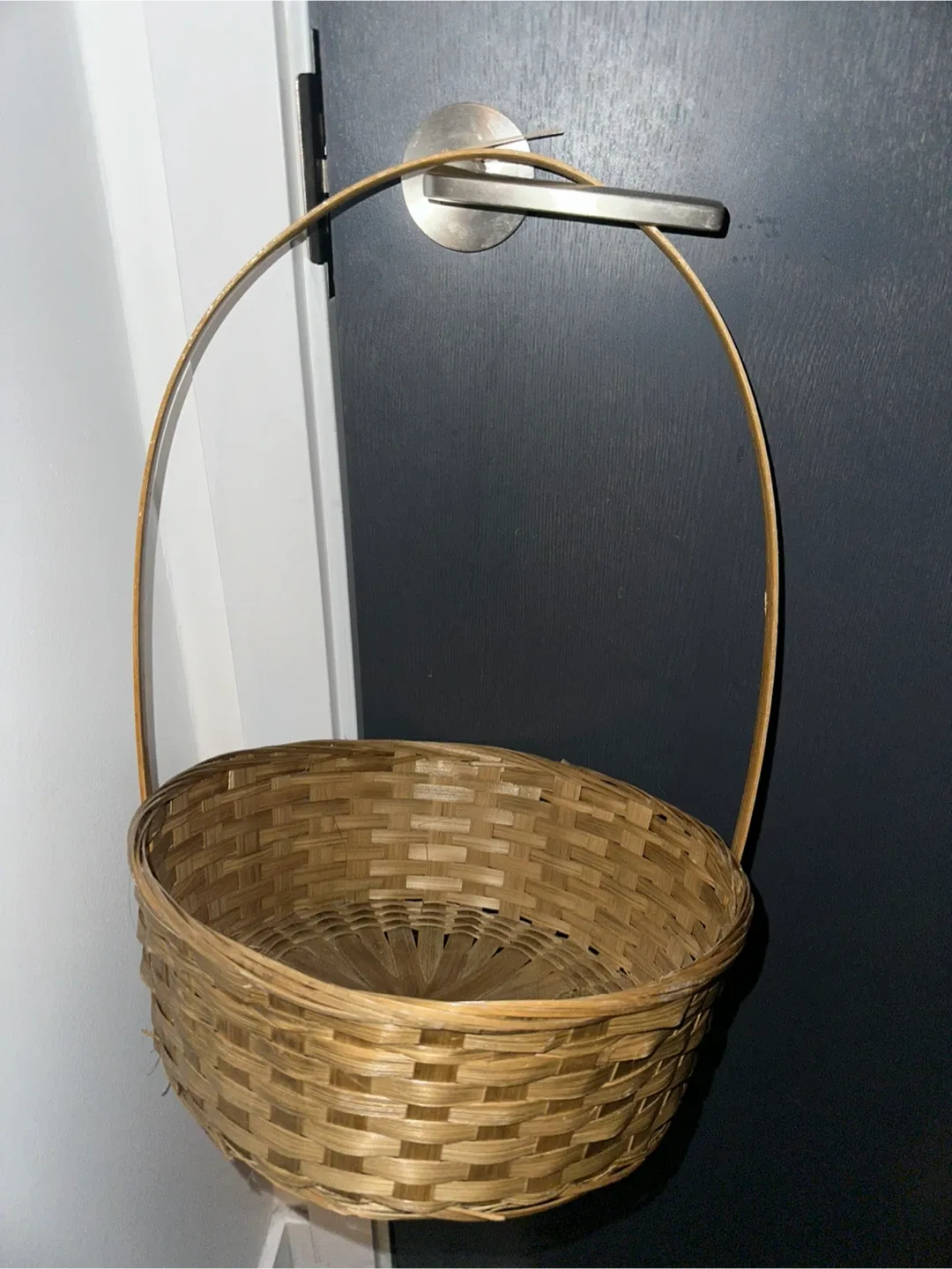 Woven Basket with Handle thumbnail