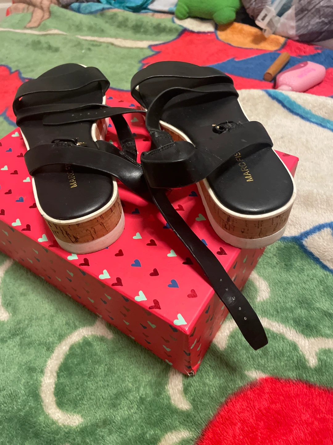Marc Defang Black Sandals - photo 2