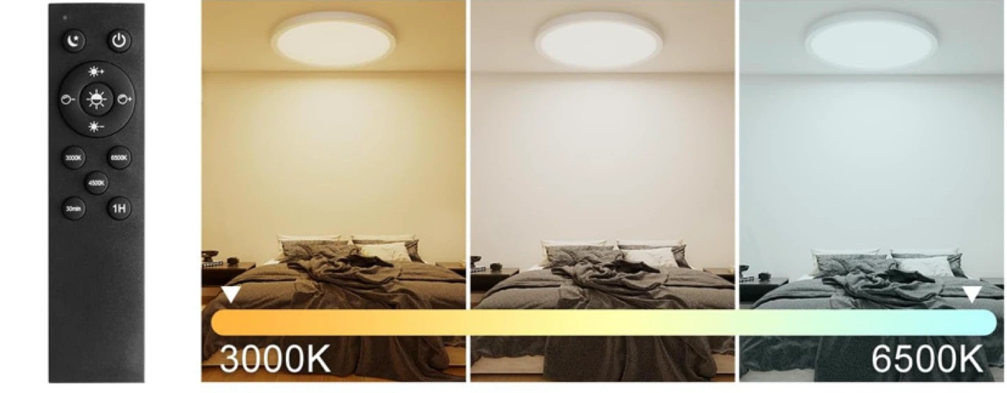 LED Ceiling Light with Remote 12” - photo 3