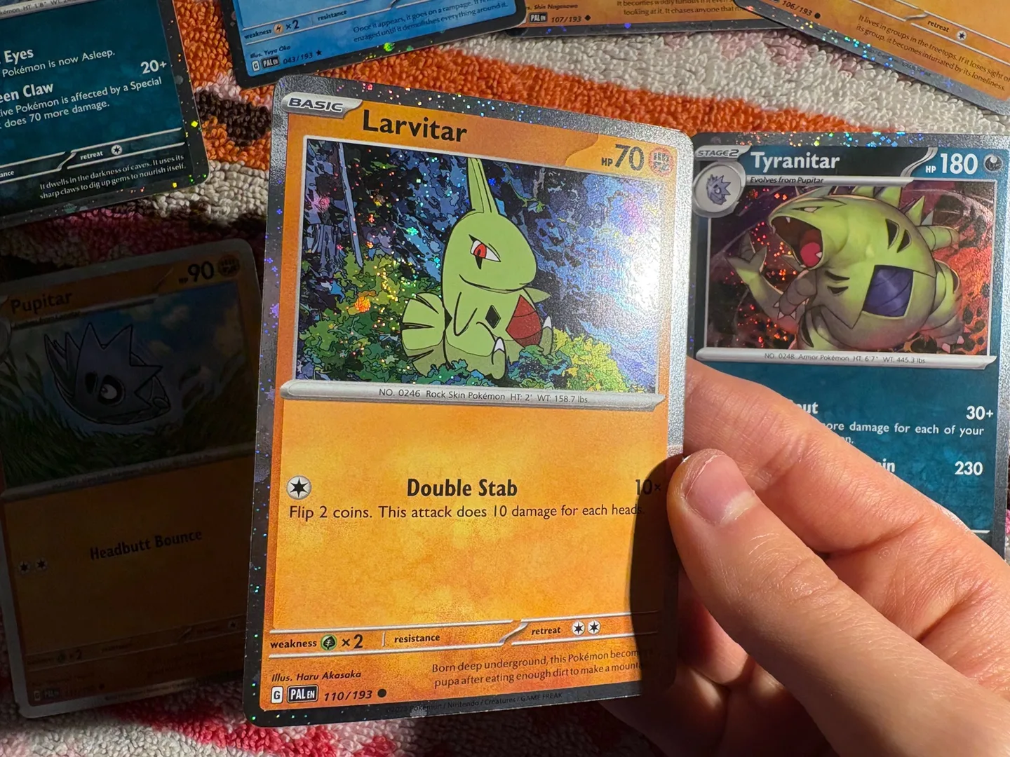 Pokémon Paldea Evolved Rare Cosmos Holo Lot image indicator(3)