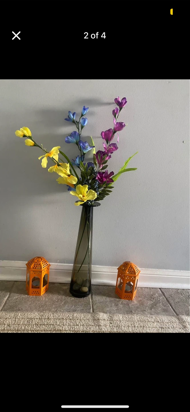 Decorating laterns, steel garbage bin, flower pot etc. - photo 4
