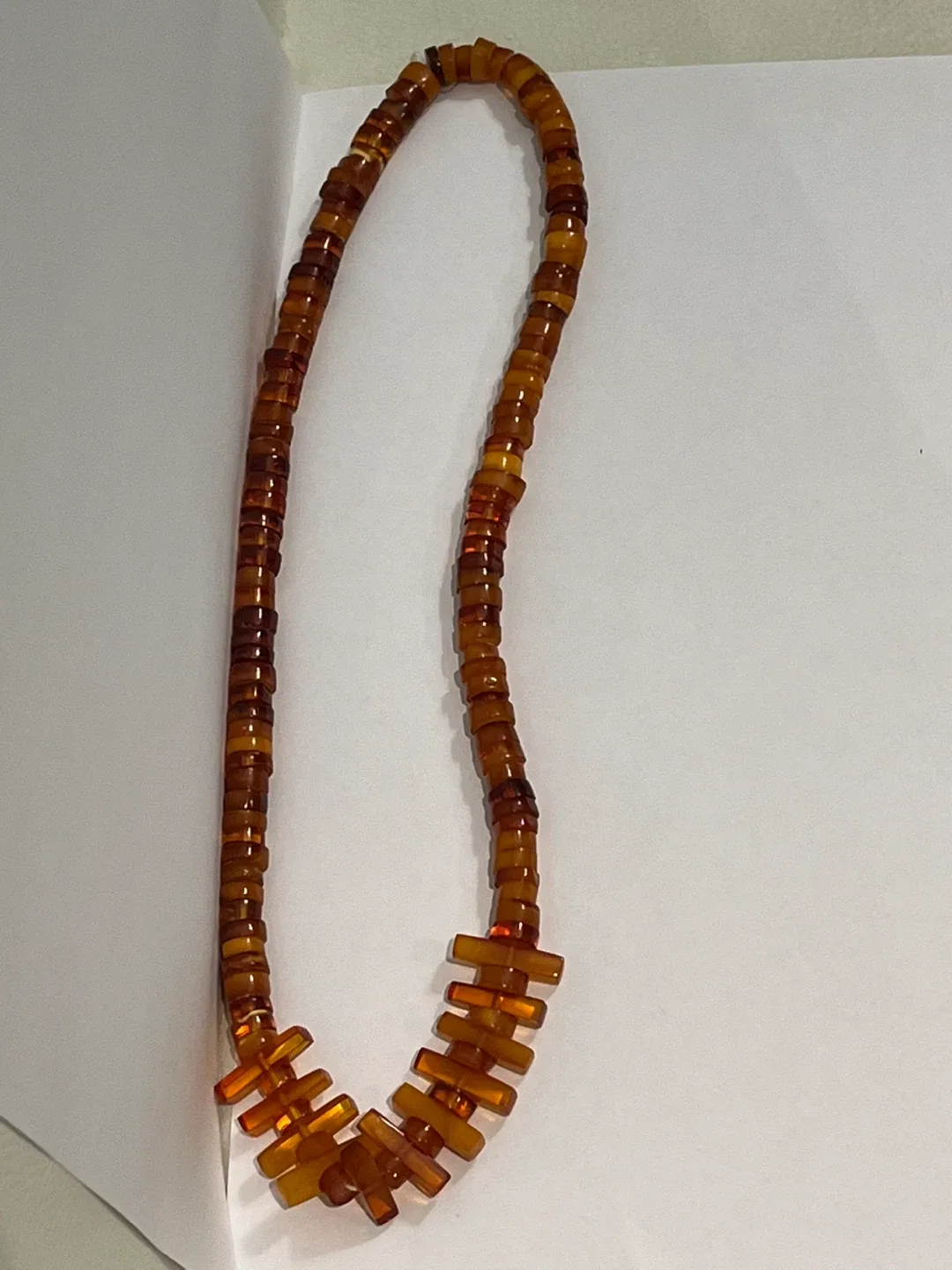 Amber Beaded Necklace thumbnail