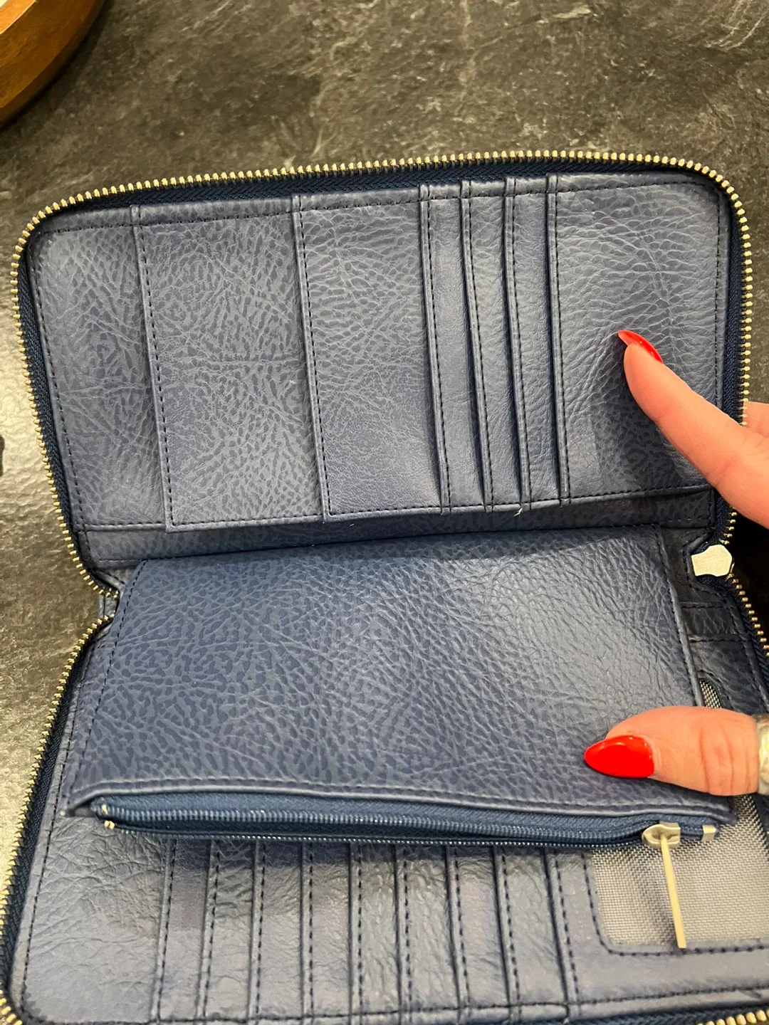 Matt & Nat Blue Wallet image indicator(3)