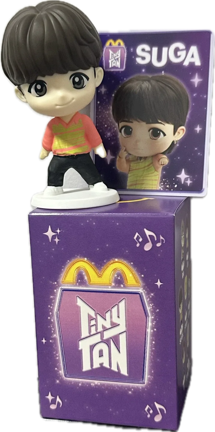 Mcdonald’s x BTS Tiny Tan Happy Meal Toy | Suga thumbnail