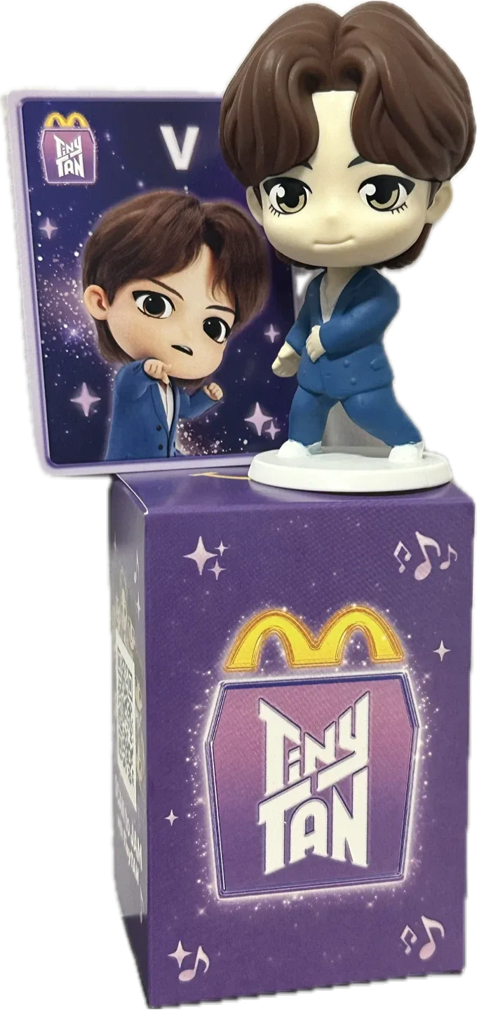 Mcdonald’s x BTS Tiny Tan Happy Meal Toy | V thumbnail