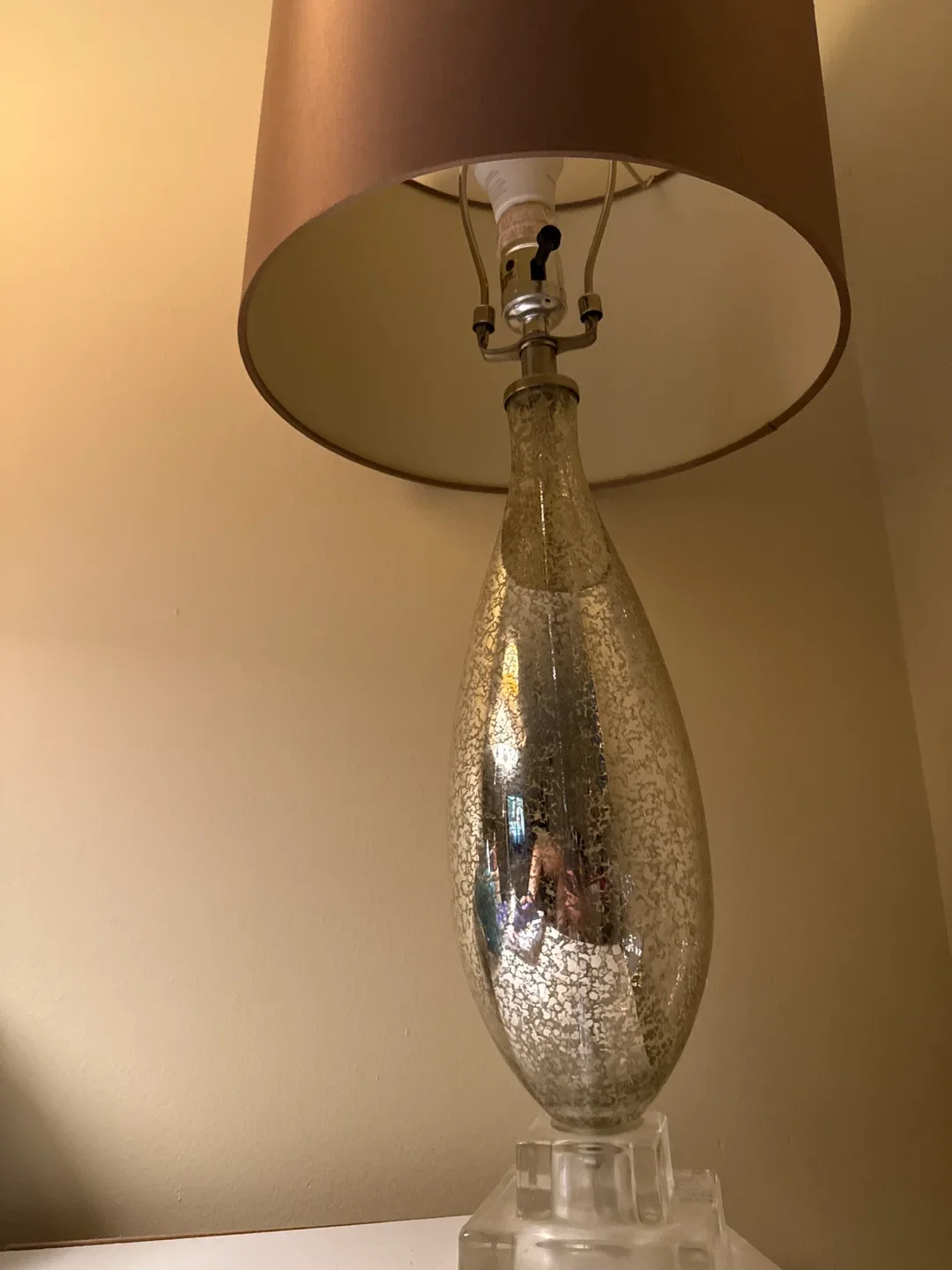 Table Lamp with Brown Shade image indicator(2)