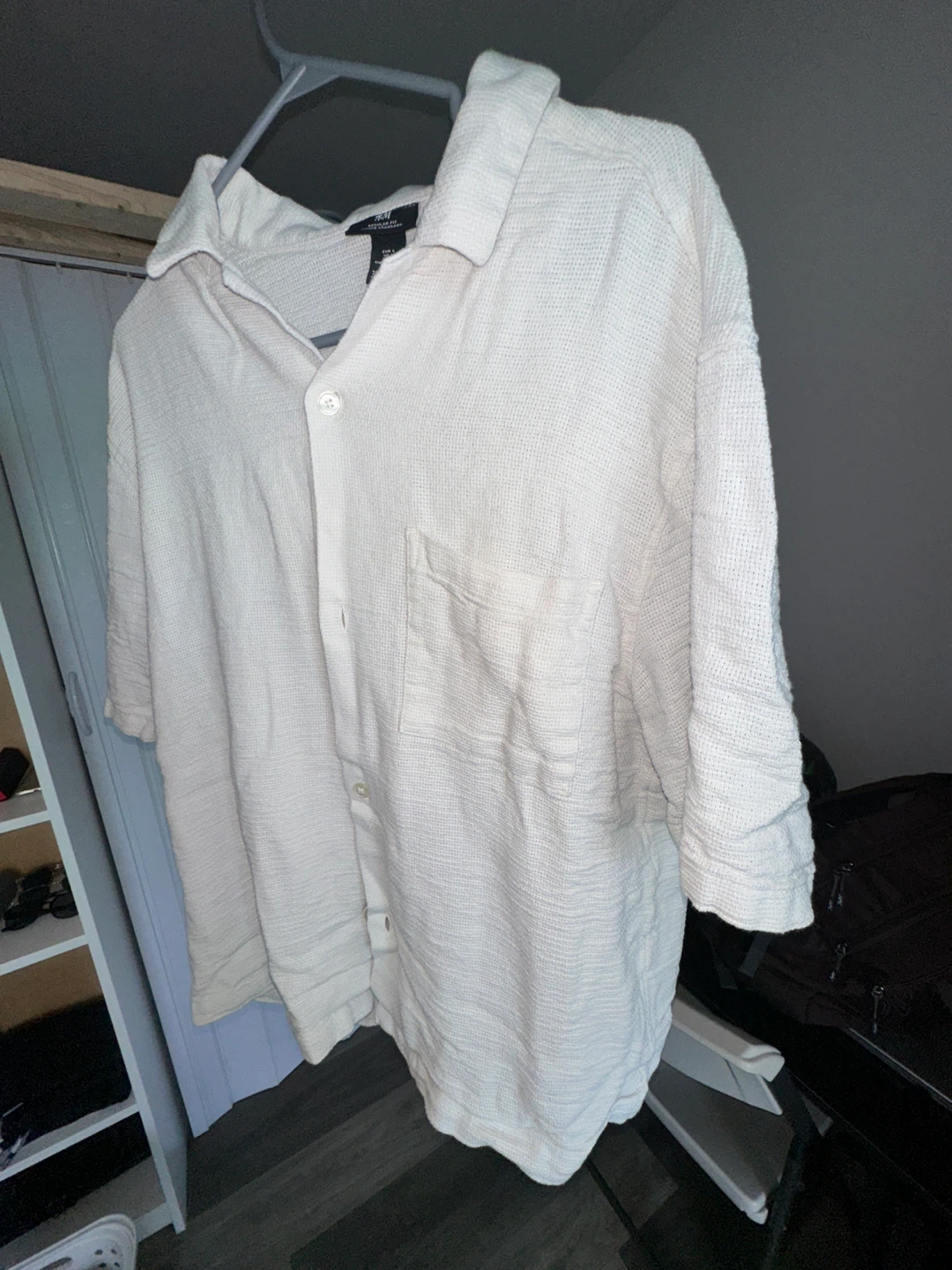 H&M Regular Fit Button Up - Size L - photo 3