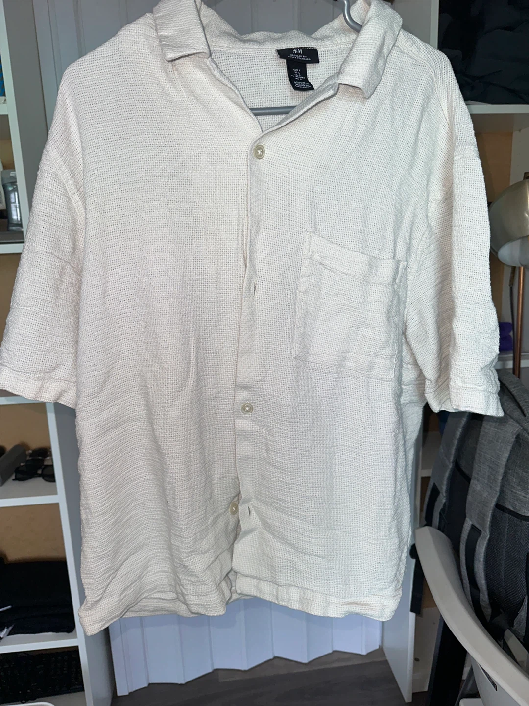 H&M Regular Fit Button Up - Size L - photo 4