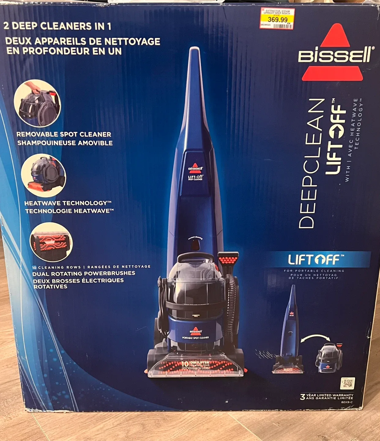 Bissell Deep Clean Lift-Off with Heatwave Technology thumbnail