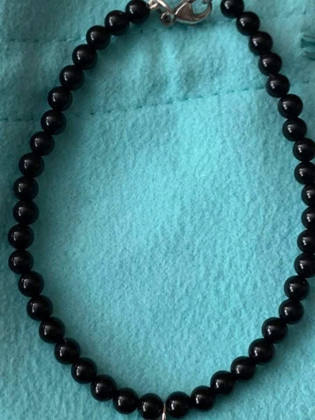 Tiffany & Co. Onyx Heart Tag Bracelet - photo 5