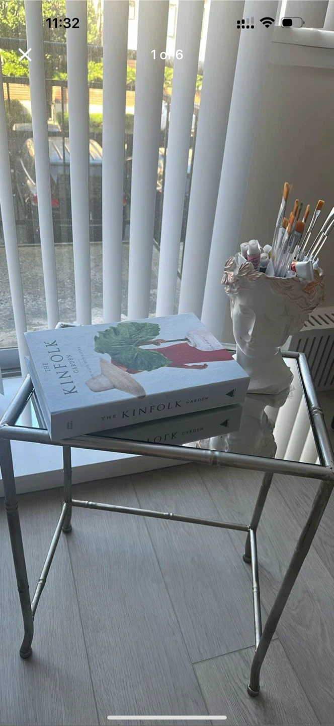 🥕Silver Mirror Side Table🥕
