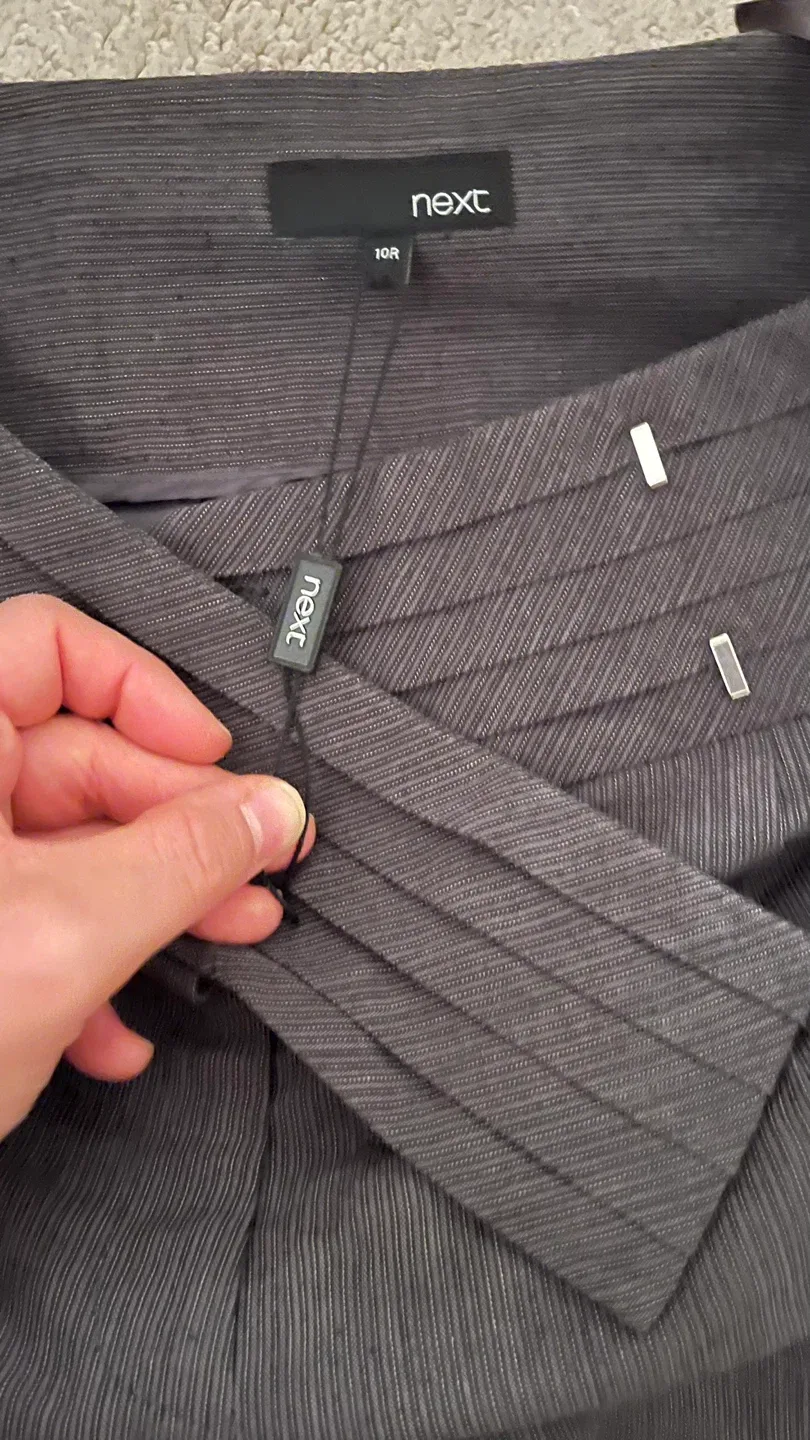 Next Grey Dress Pants - Size 10R image indicator(2)
