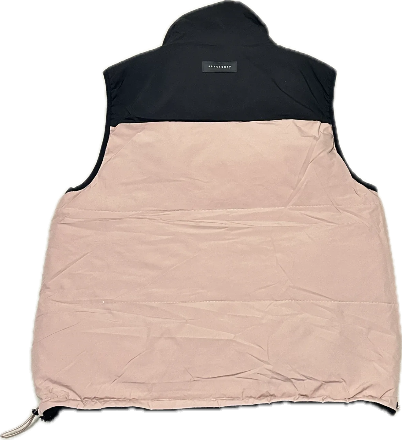 Sanctuary Womens Sherpa Quilted Reversible Colorblock Vest image indicator(7)