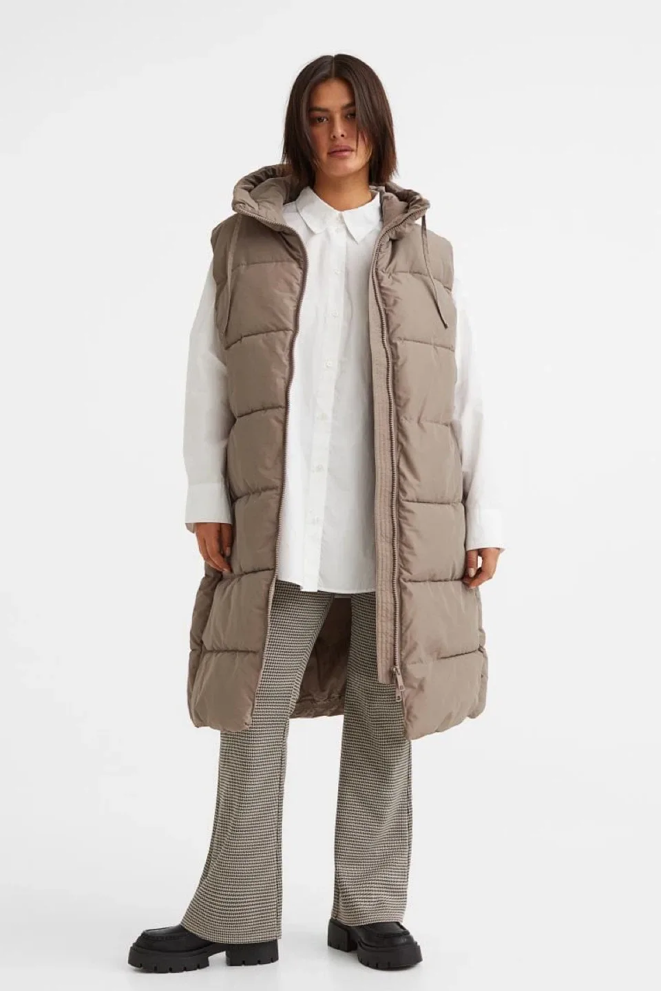 H&M Long Puffer Vest thumbnail