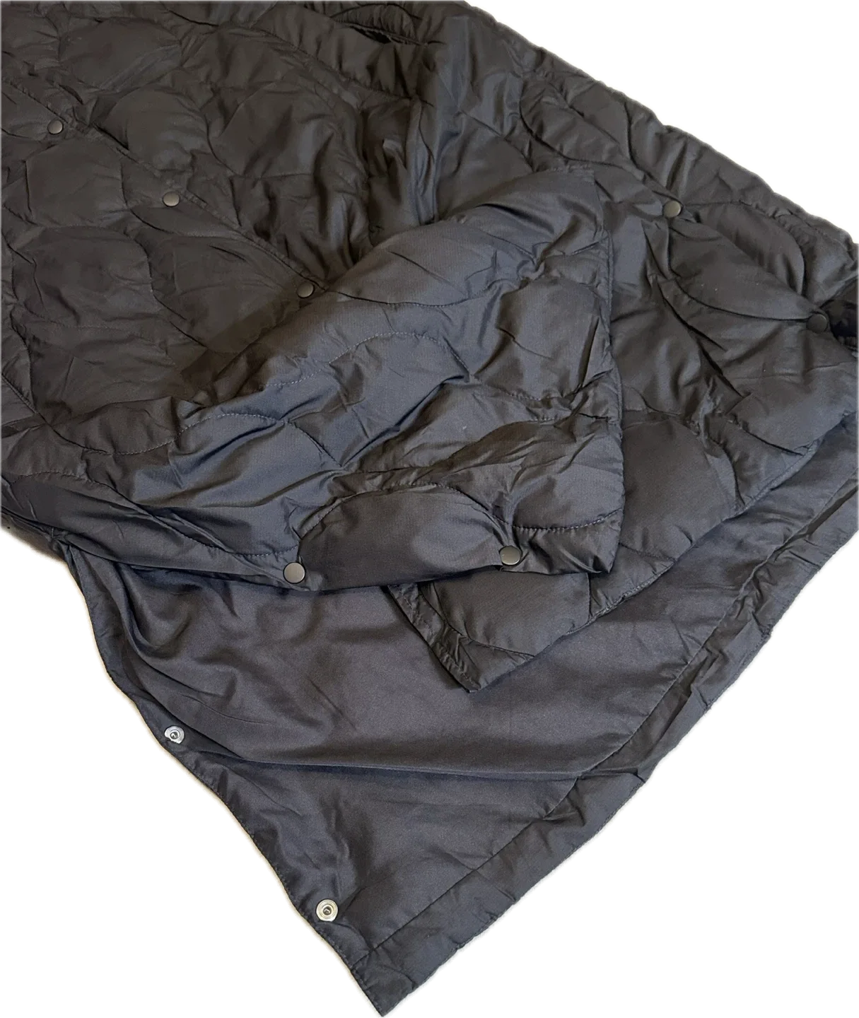 H&M Black Long Quilted Vest image indicator(8)