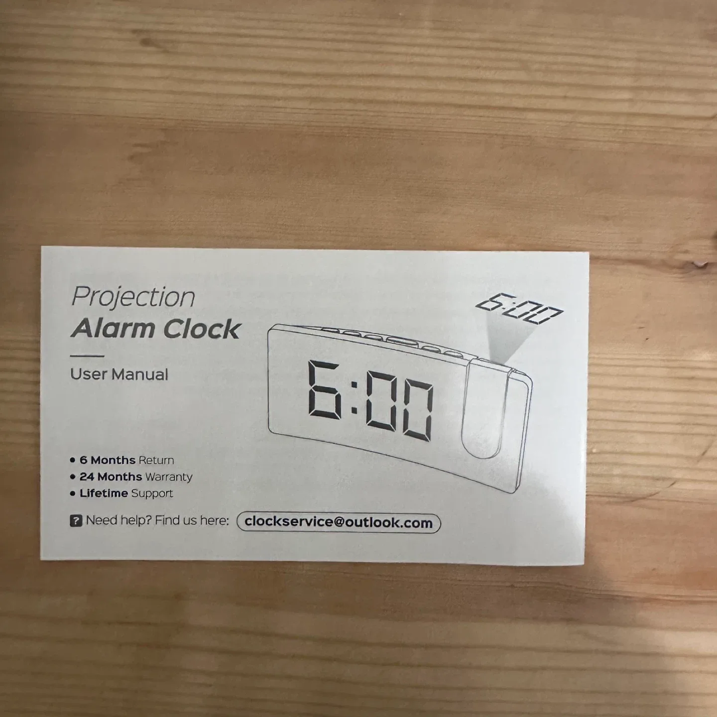 Projection Alarm Clock image indicator(2)