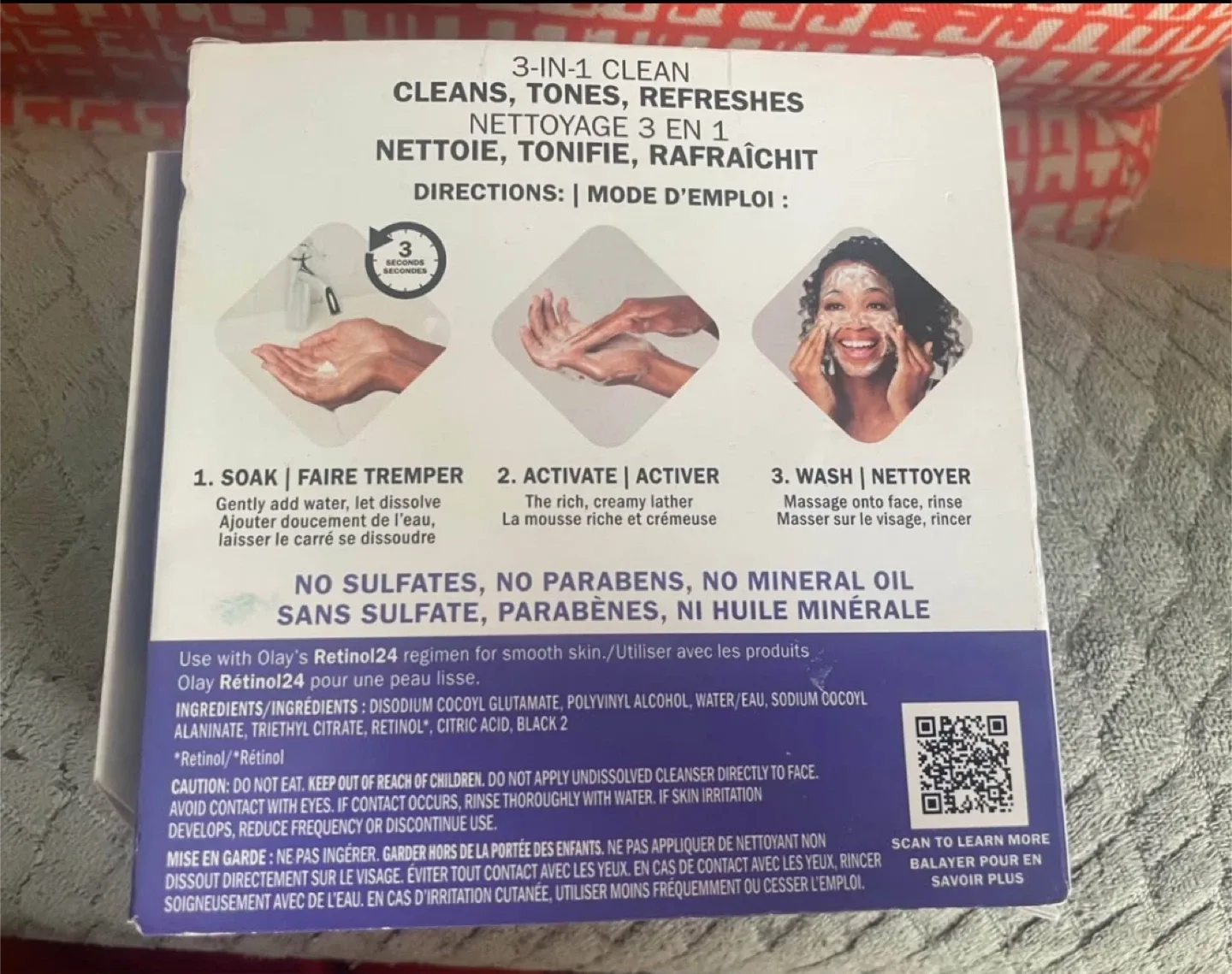 Olay Cleansing Melts + Retinol, 32 pads image indicator(2)