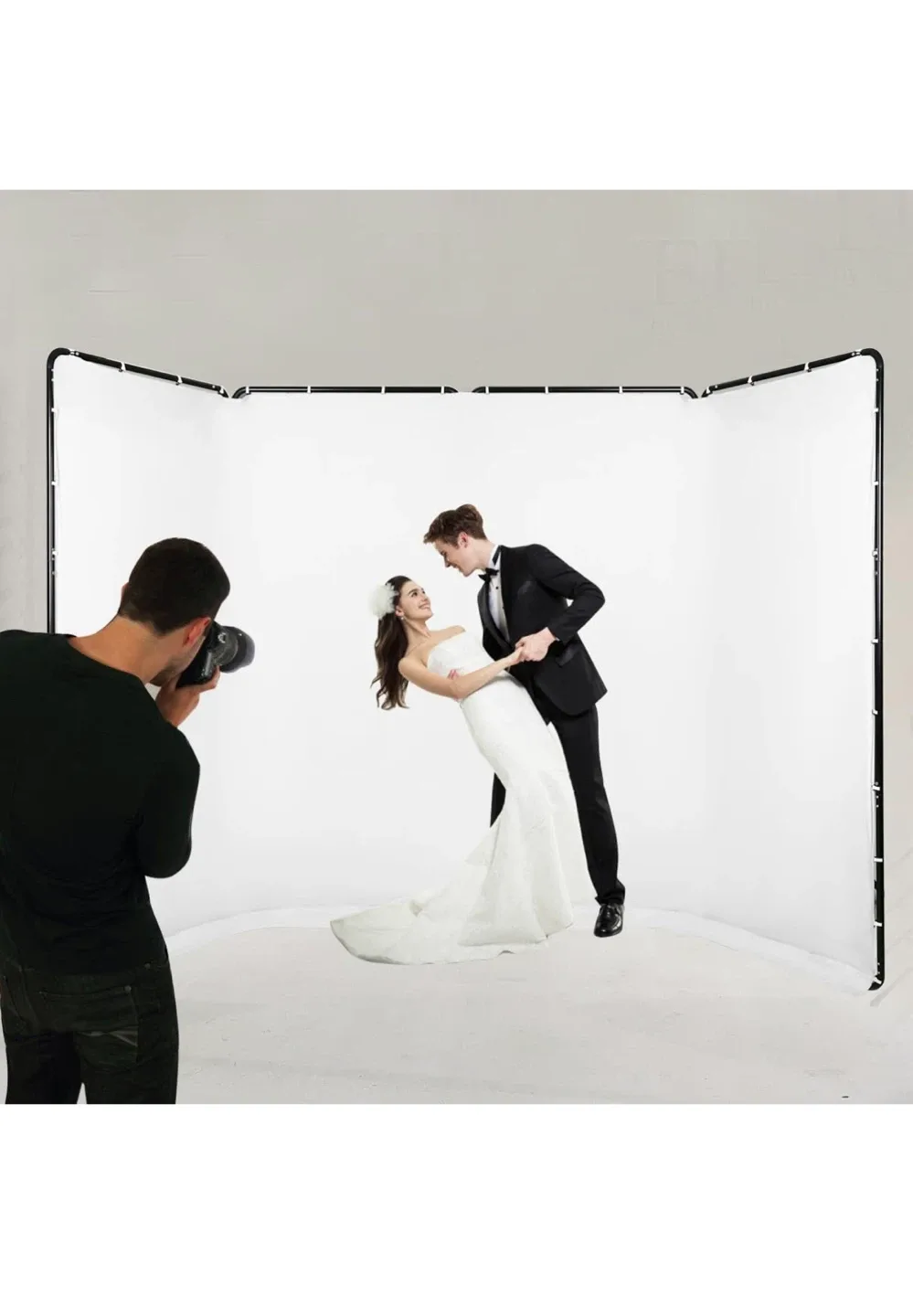 GSKAIWEN 7.87ft x 13.12ft White Backdrop thumbnail