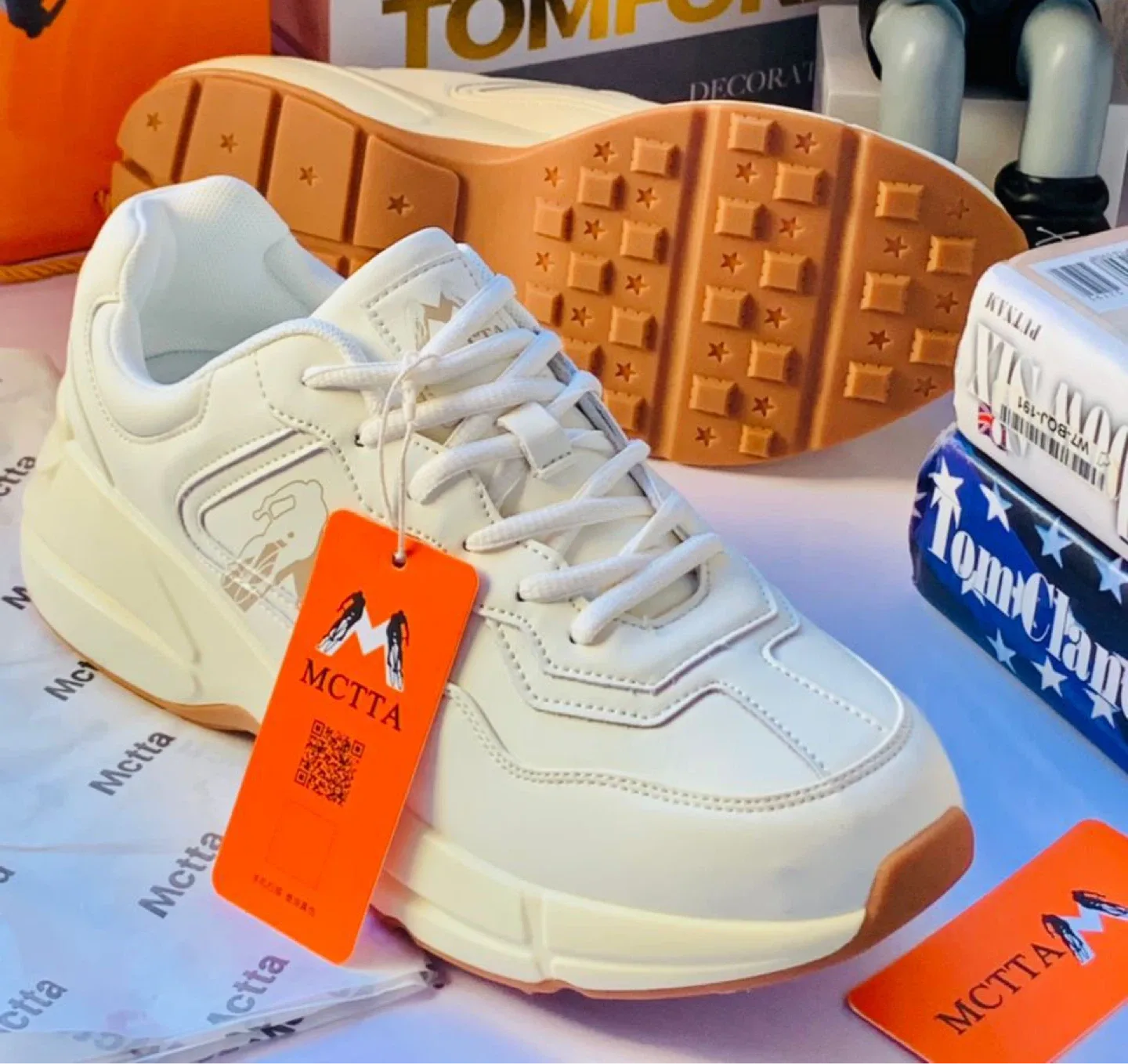 MCTTA White Fashion Sneakers thumbnail