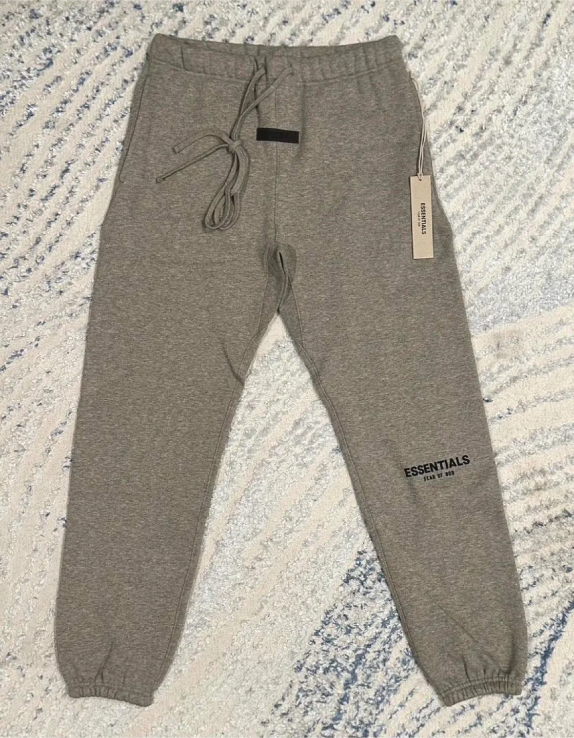 Essentials Fear Of God Dark Oatmeal Sweatpants thumbnail