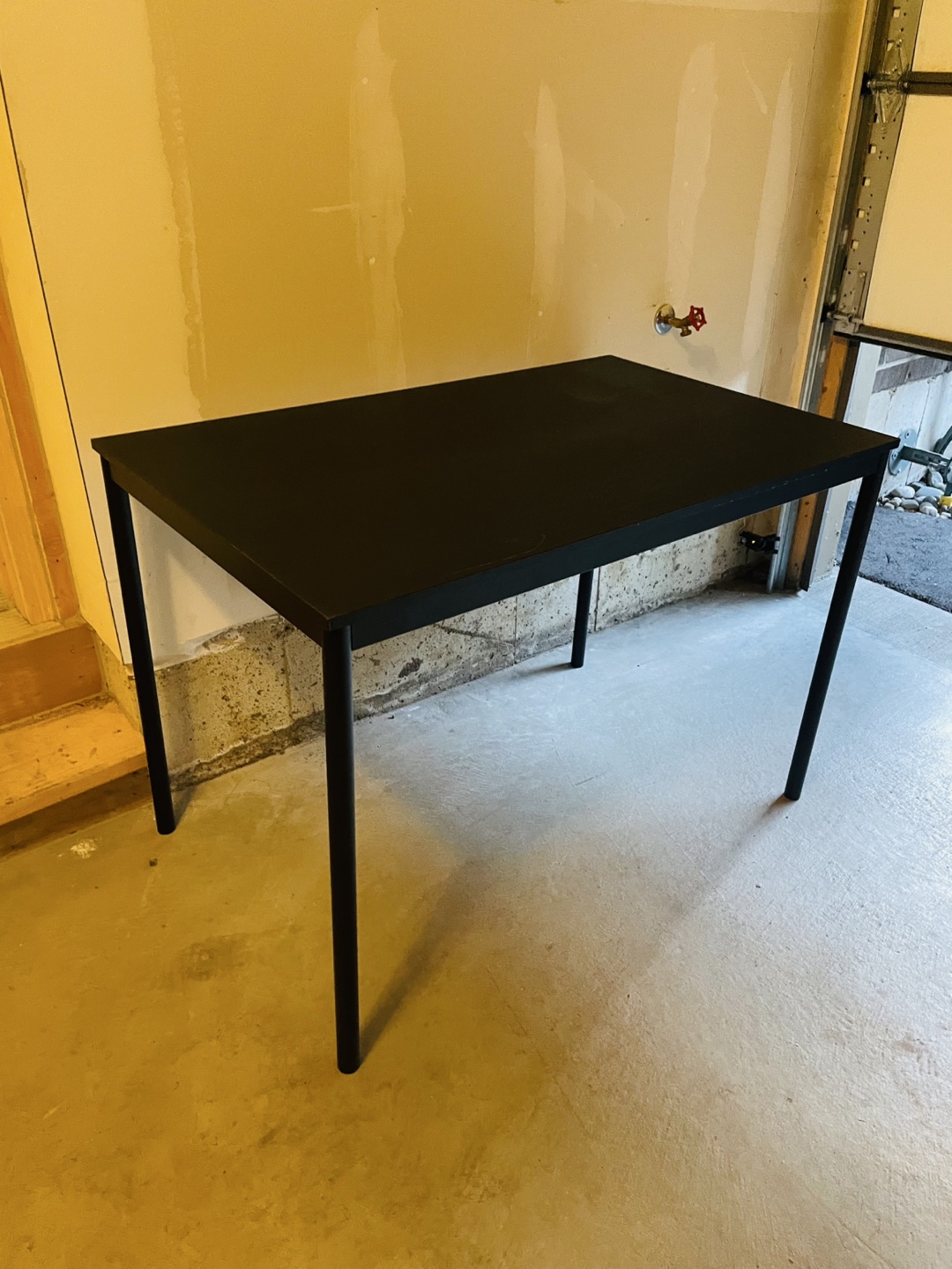 IKEA Black Table - photo 3