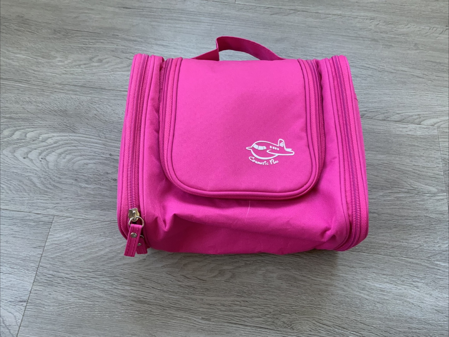 Cosmetic Bag - Pink Travel Toiletry Organizer - photo 2