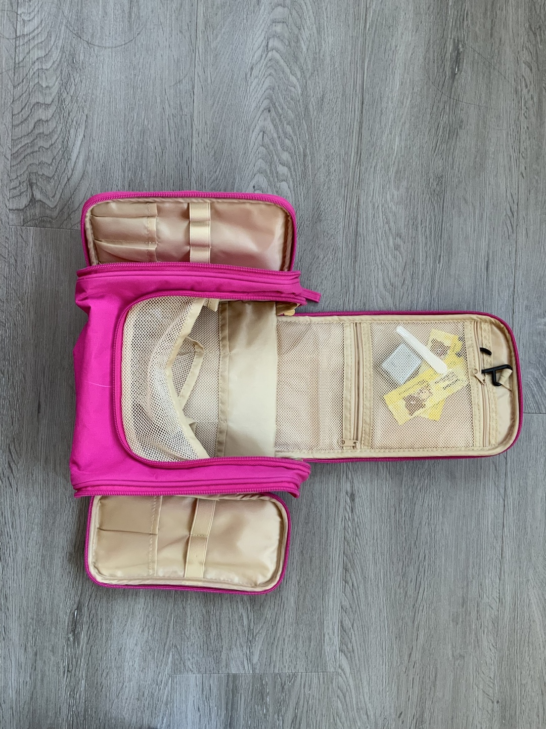 Cosmetic Bag - Pink Travel Toiletry Organizer - photo 5