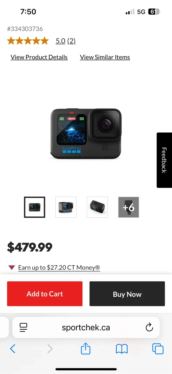New GoPro Hero 12 Black Action Camera image indicator(4)