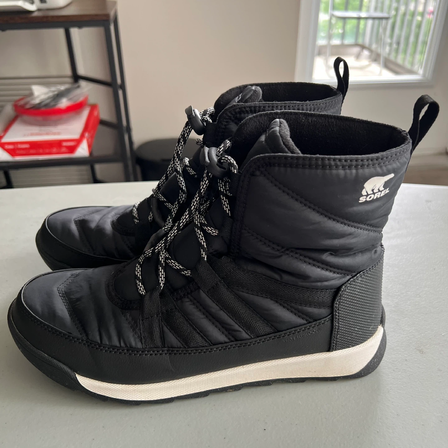 Sorel Black Winter Boots - Size 7 - photo 2