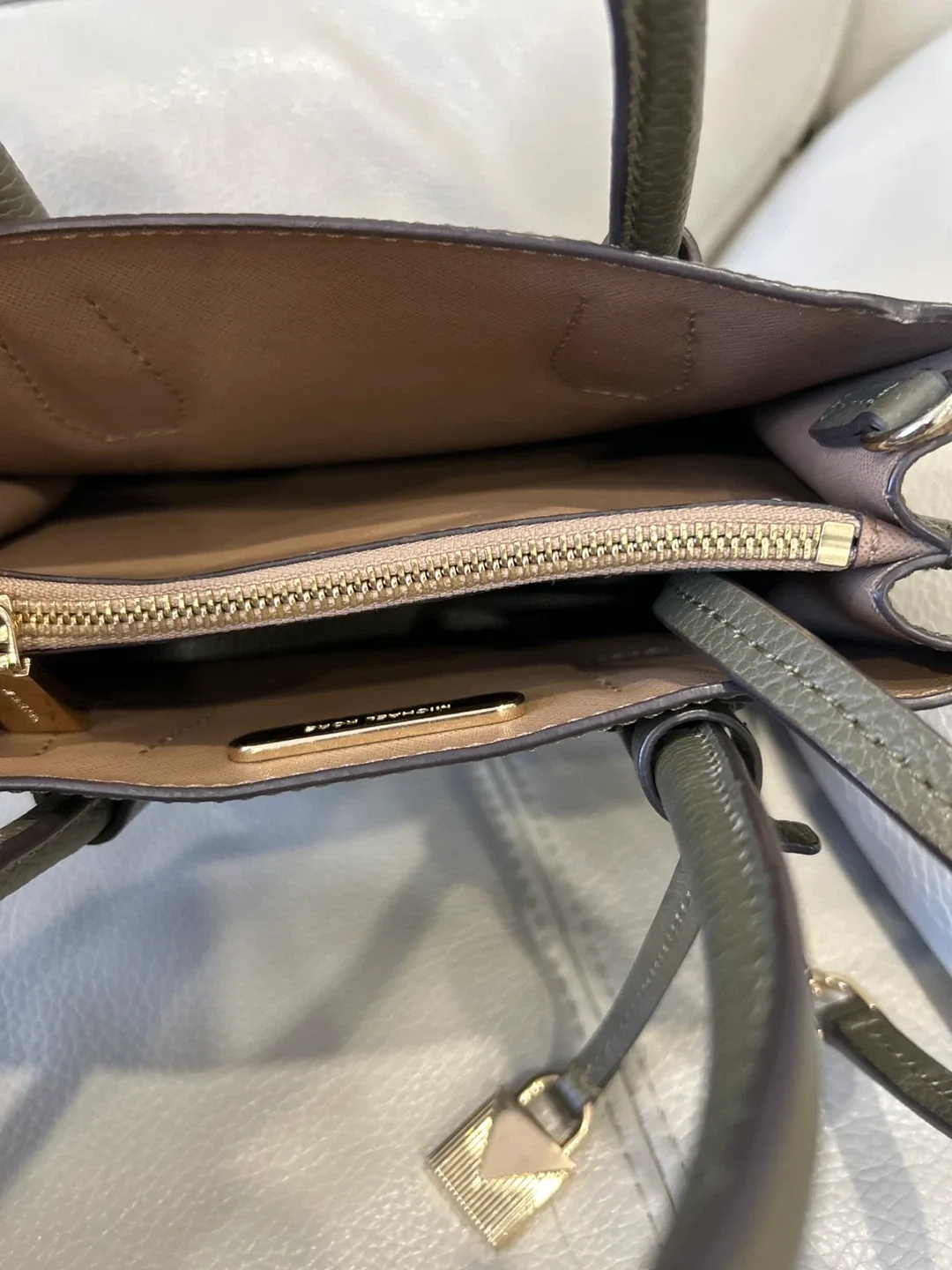 Michael Kors Mercer Mini Olive Green image indicator(4)