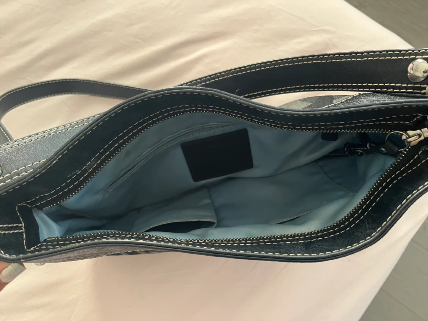 Coach ZOE Signature Convertible Hobo Bag - photo 3