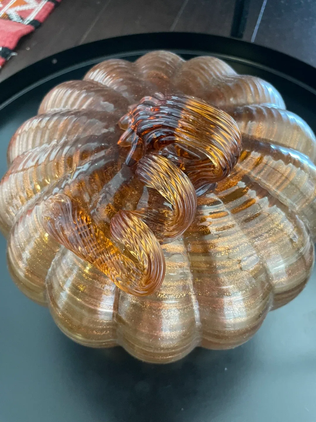 Decorative Glass Pumpkin thumbnail