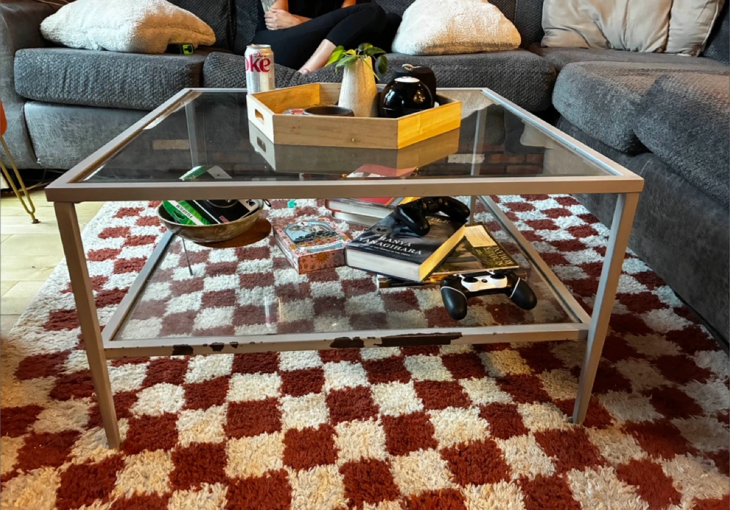 Glass Top Coffee Table