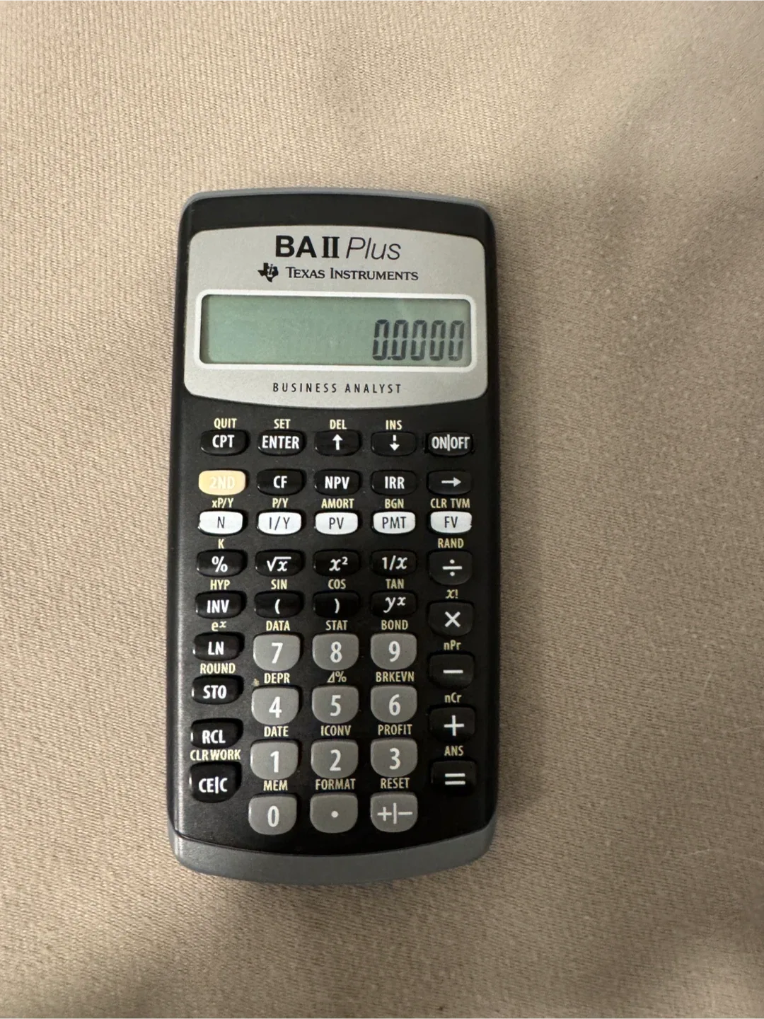 🥕 Texas Instruments BA II Plus Financial Calculator