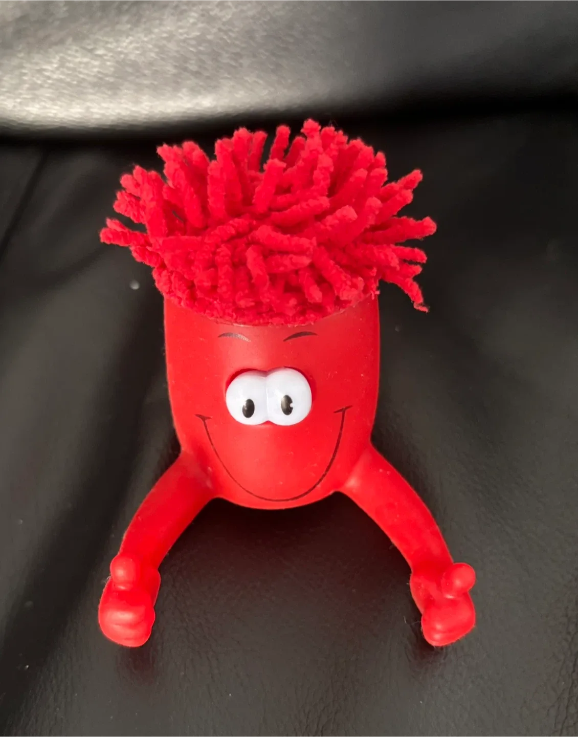 🥕Red Stress Toy with Hair thumbnail