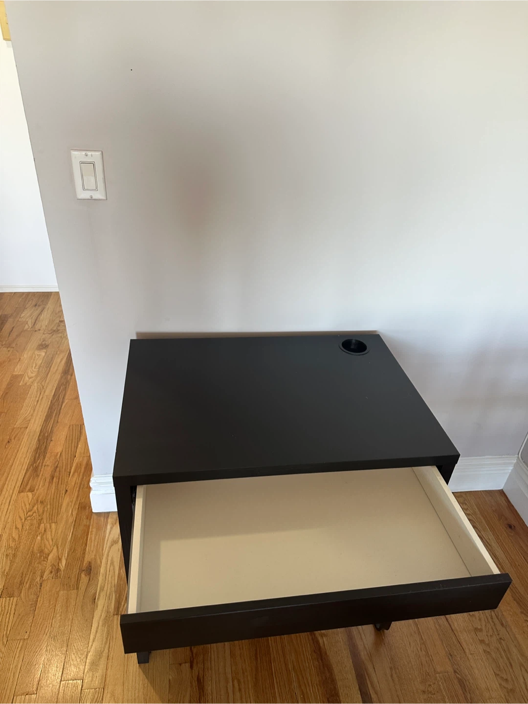 IKEA Black Desk with Drawer