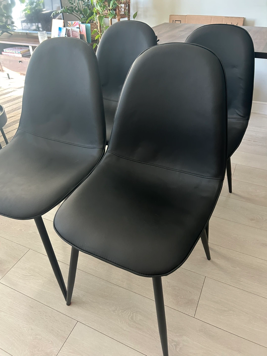 Black Dining Chairs - Set of 4