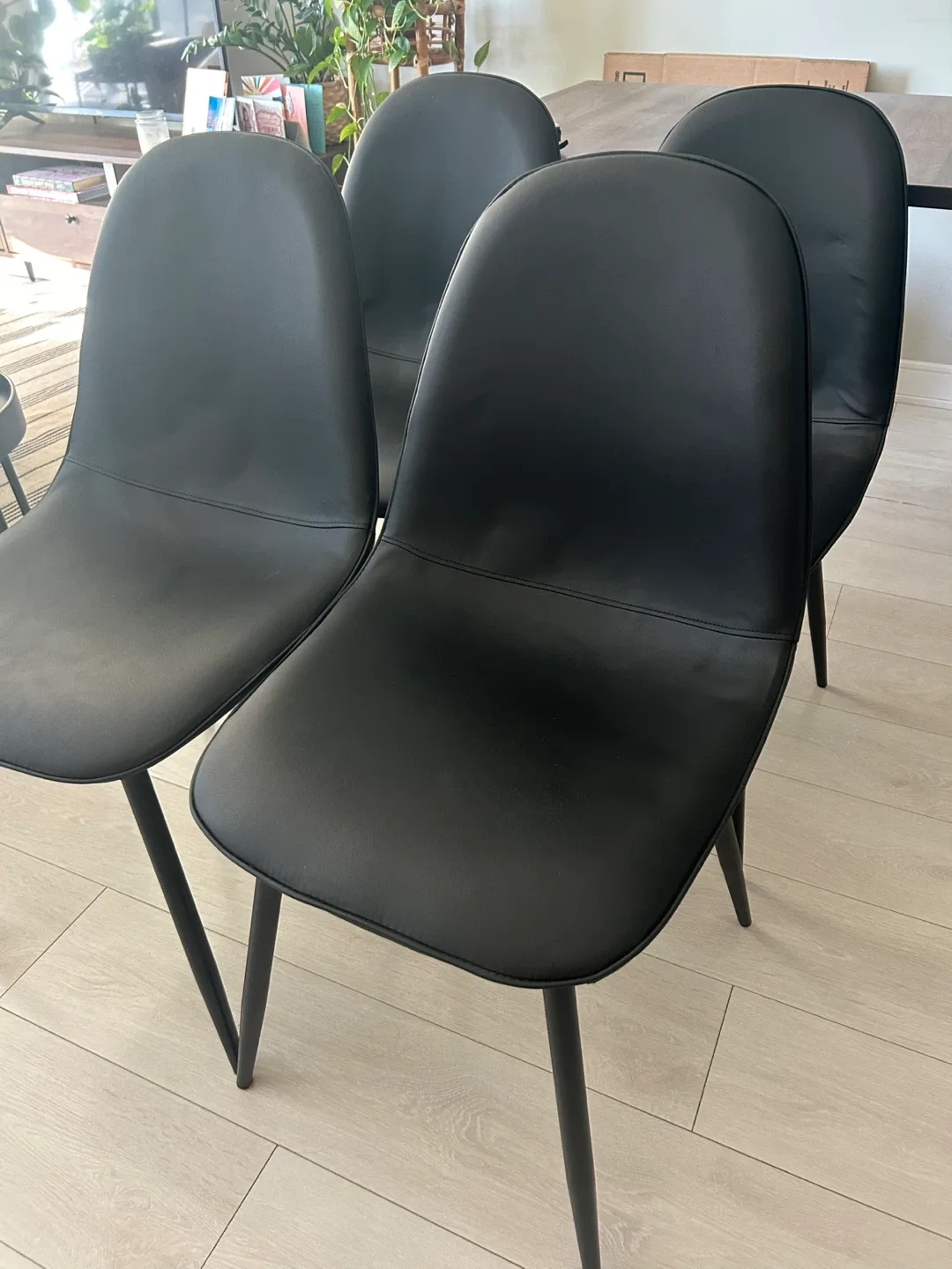Black Dining Chairs - Set of 4 thumbnail
