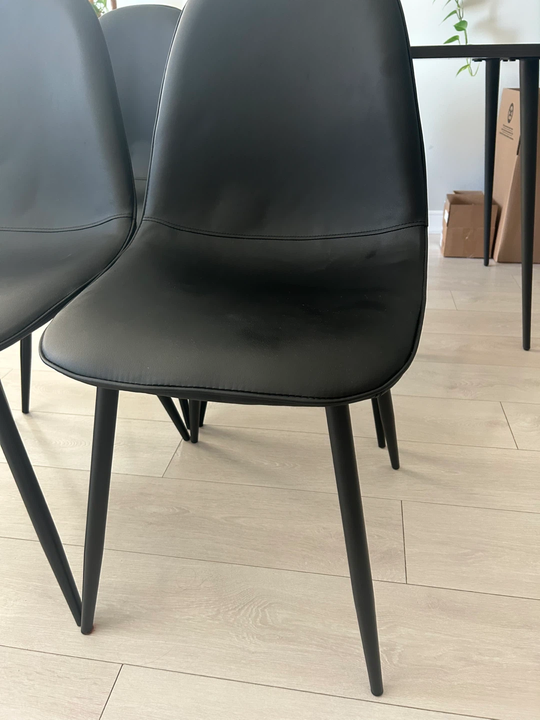 Black Dining Chairs - Set of 4 - photo 2
