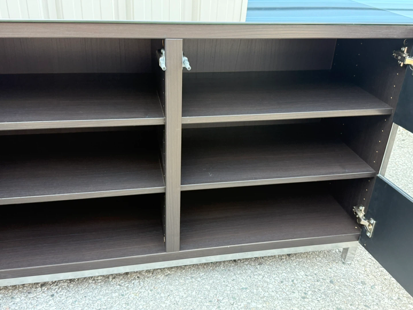 IKEA Glass Dresser Black - photo 5