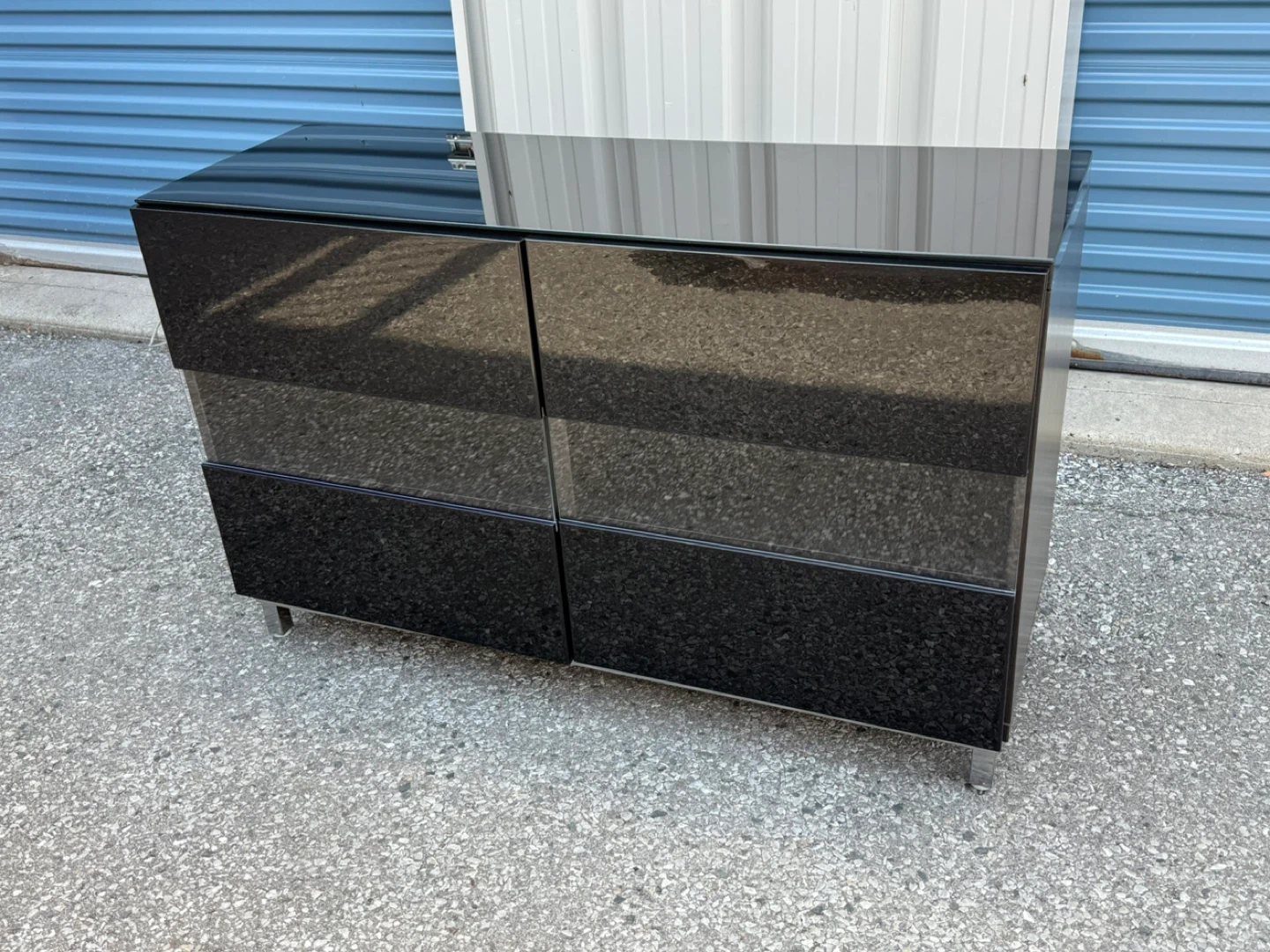 IKEA Glass Dresser Black - photo 2